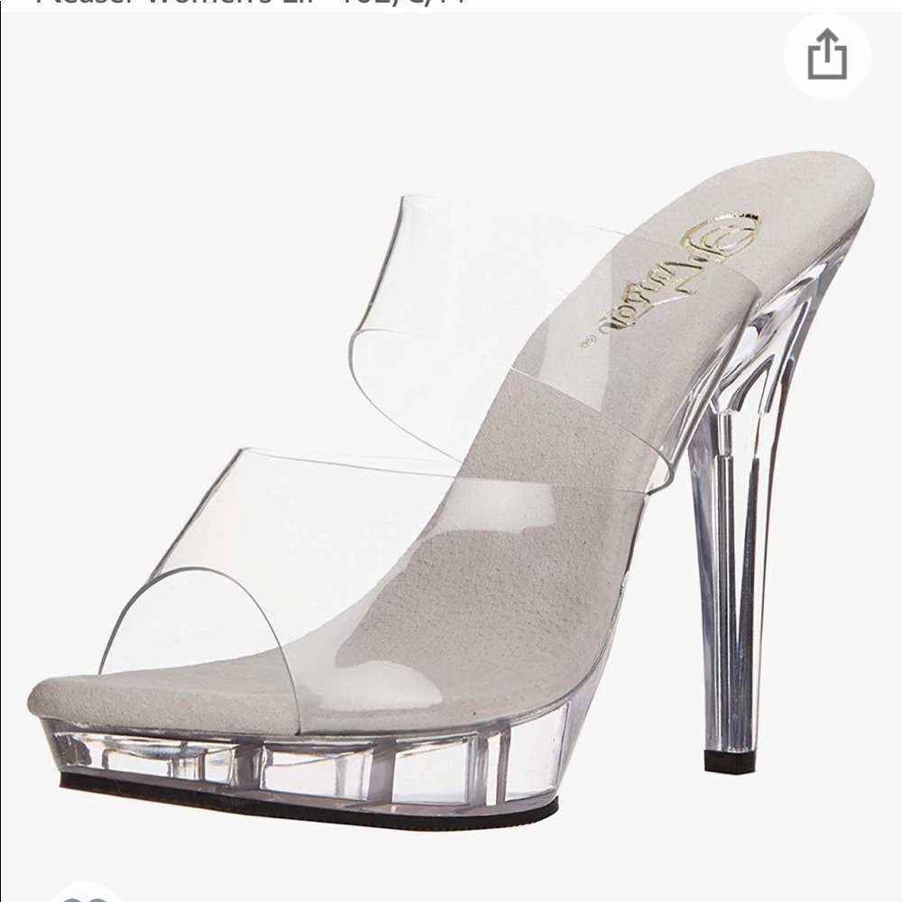 Clear heels for sale- brand new in box